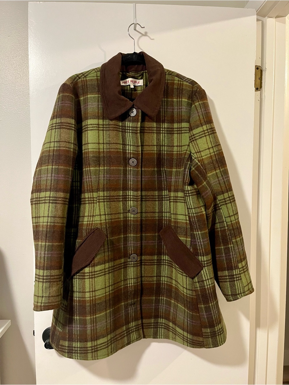 We The Free Riley Plaid Coat